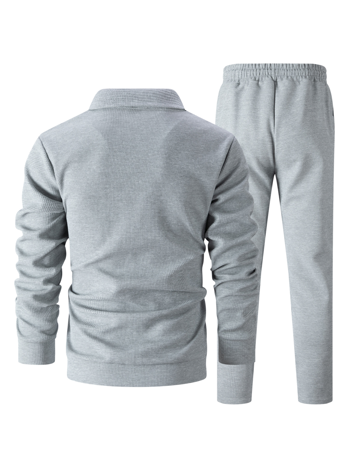 Men’s Casual Knit Jacket & Pants Set