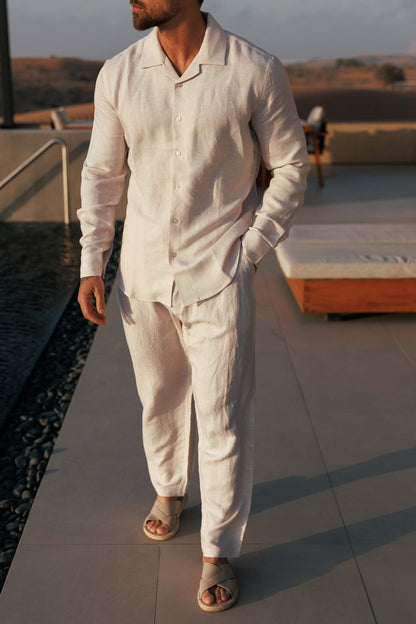 Men's linen suit