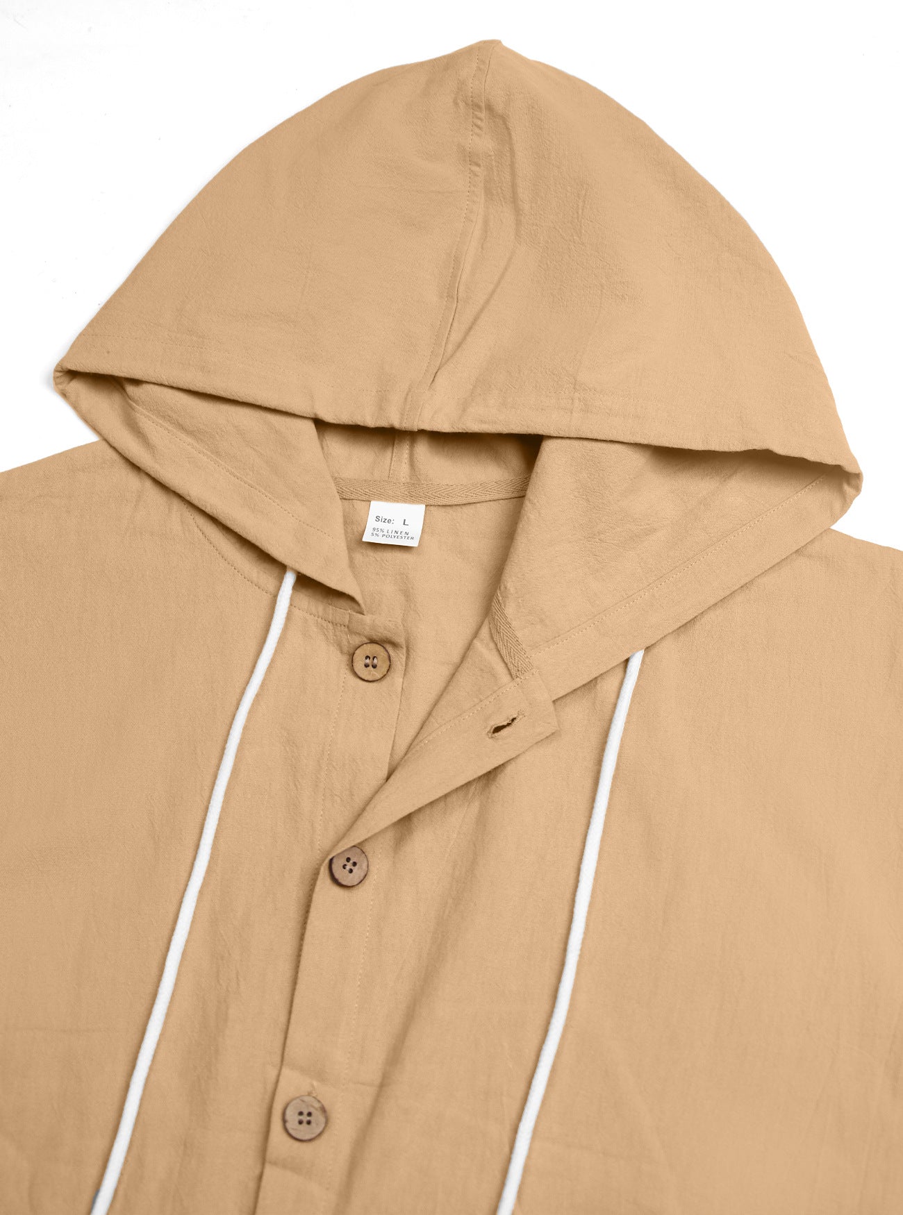 Fashionable cotton and linen jacket