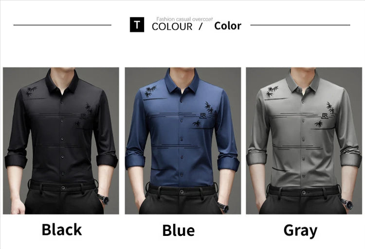 Seamless flocked long-sleeved thick shirt