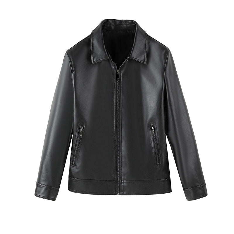 New fashion pu handsome tops casual slim leather jackets spring and autumn wear