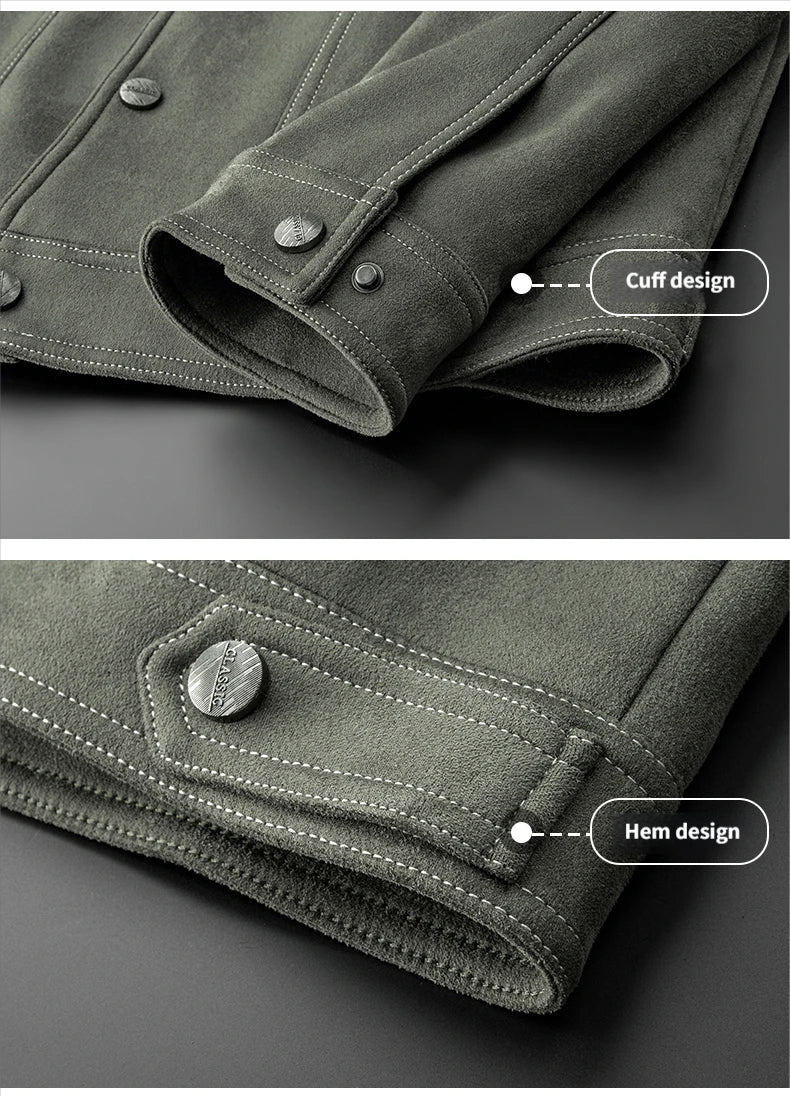 Savrin Suede Stylish Jacket