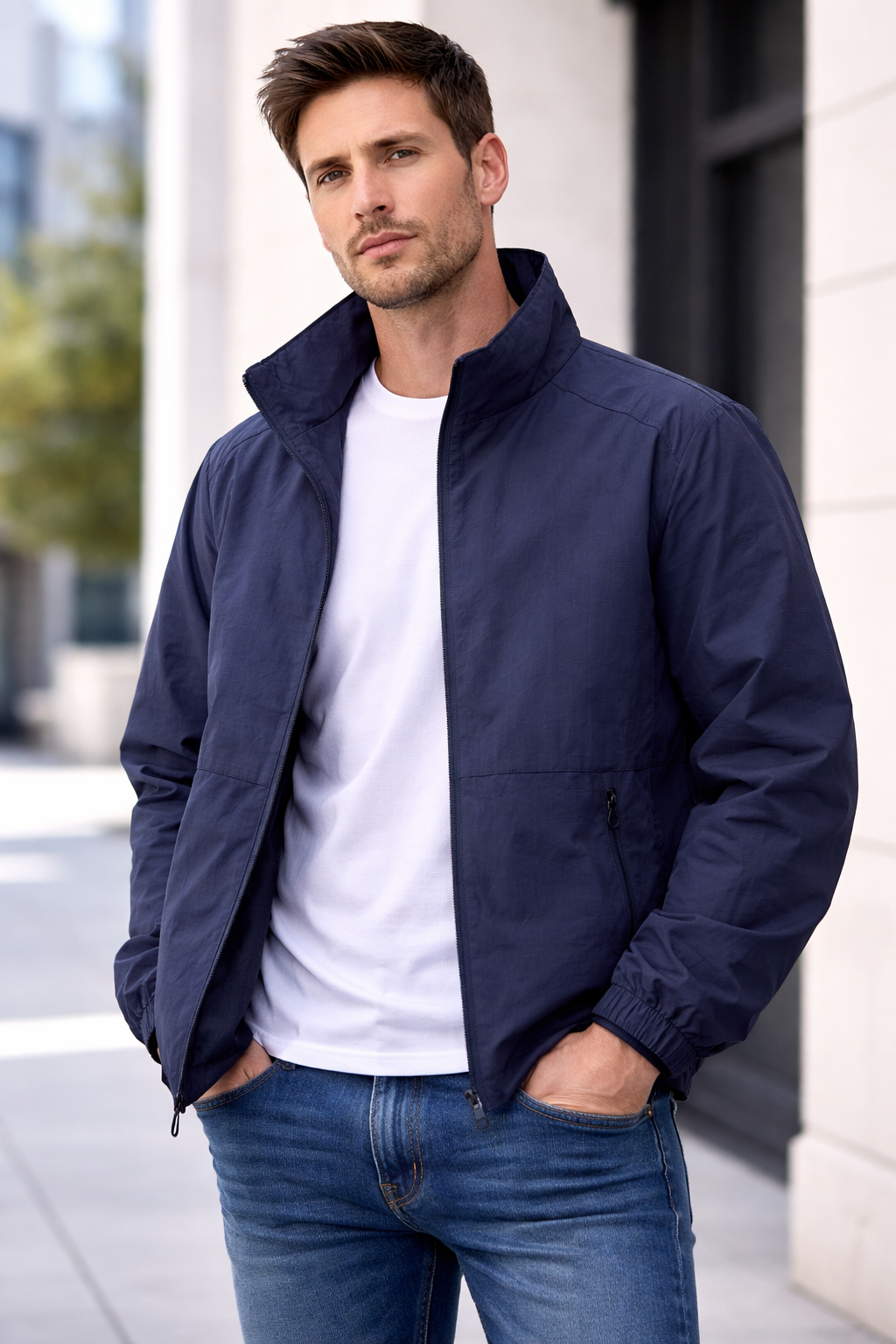 Men's All-Weather Hybrid Casual-Sport Jacket | Breathable & Quick-Drying