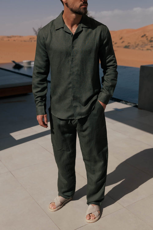 Men's linen suit