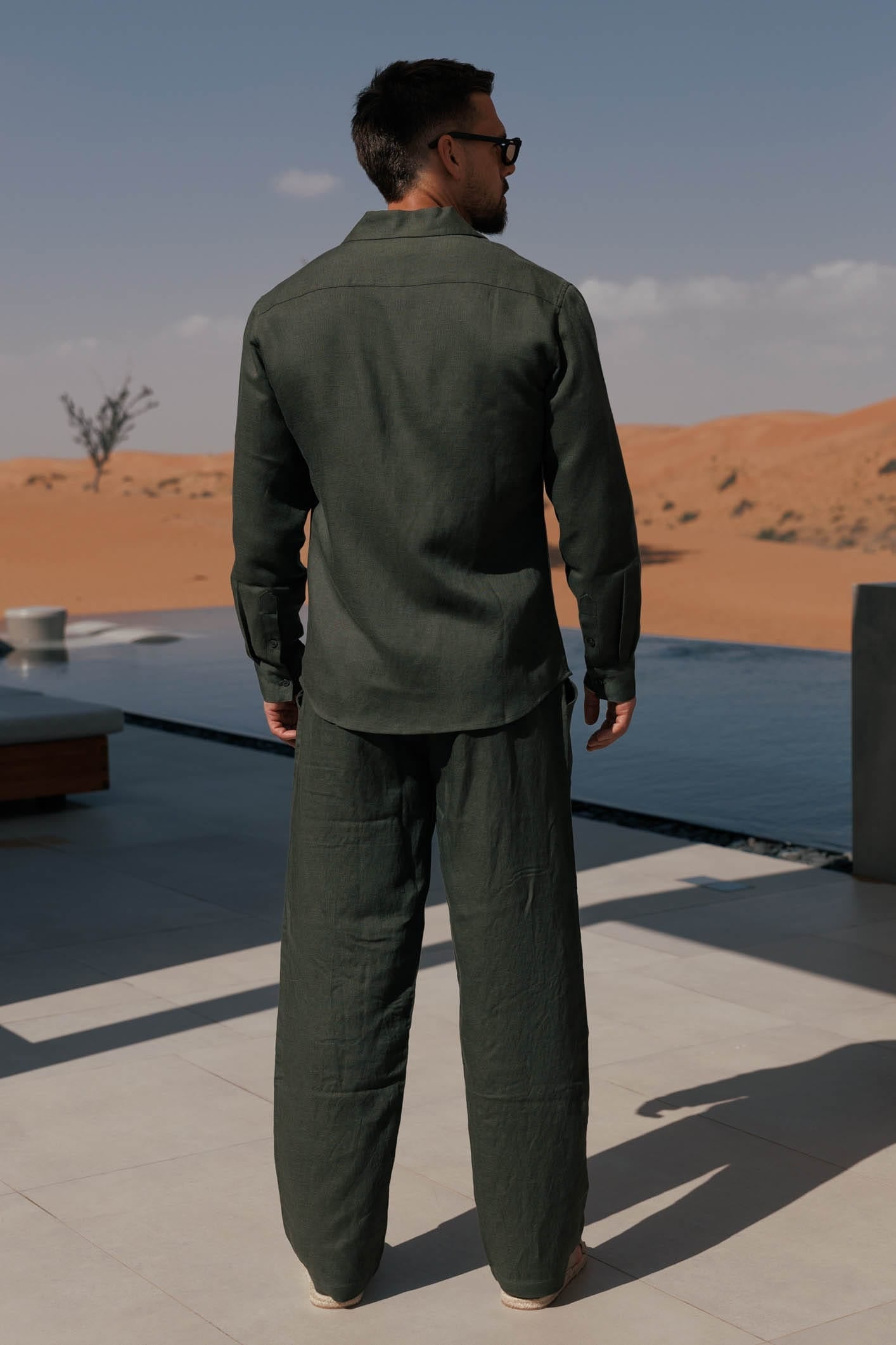 Men's linen suit