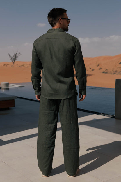 Men's linen suit