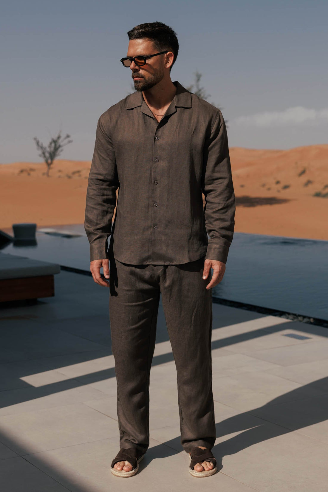 Men's linen suit