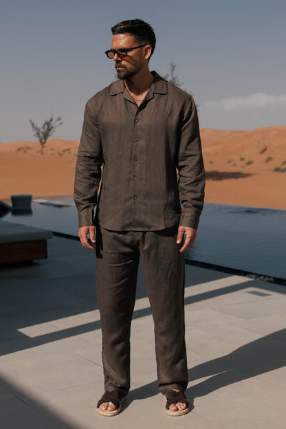 Men's linen suit