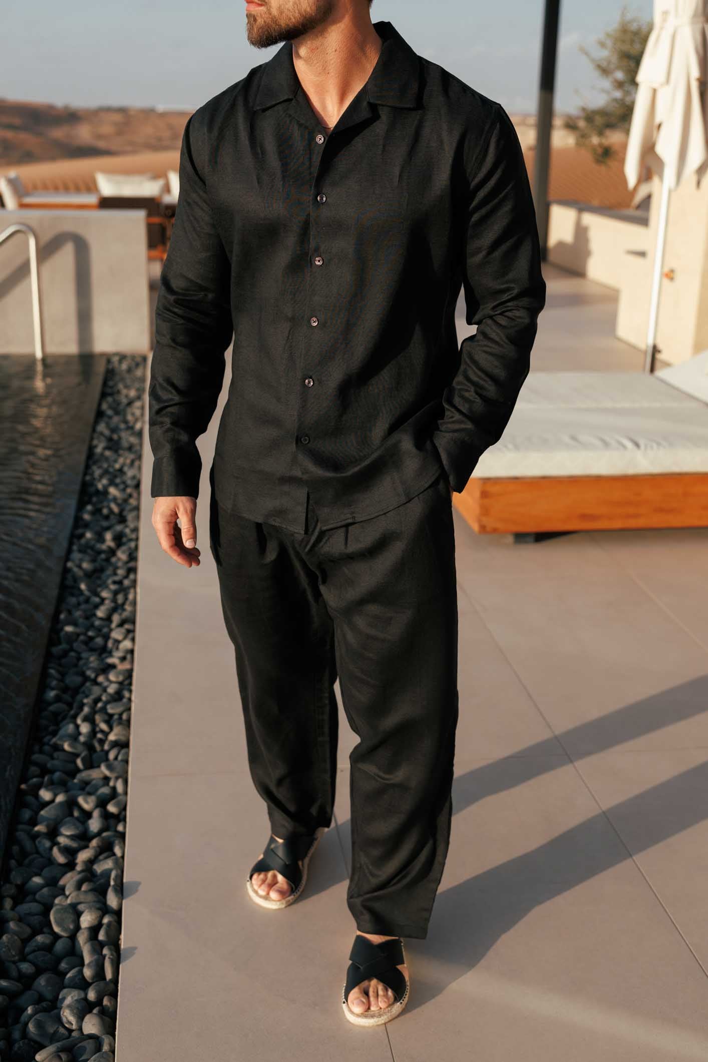 Men's linen suit