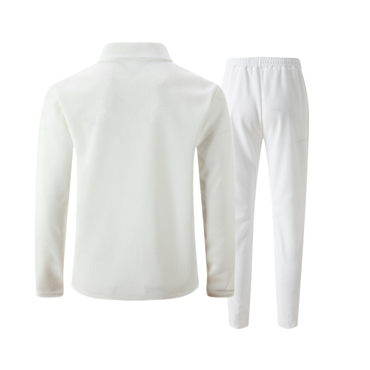 Solid color zipper placket lapel slim fit men's jacket suit