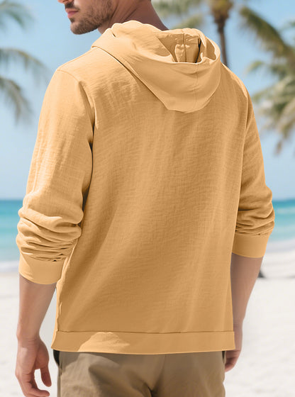 Fashionable cotton and linen jacket