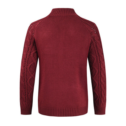 Men’s Premium Thick Cable-Knit Winter Cardigan — Ultra Warm & Heavyweight