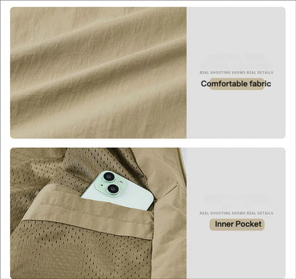 Men's All-Weather Hybrid Casual-Sport Jacket | Breathable & Quick-Drying