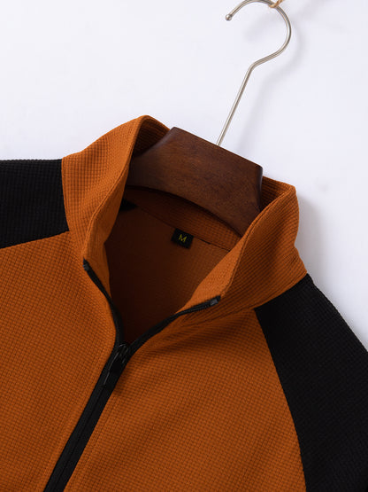 2025 New Color Block Casual Suit