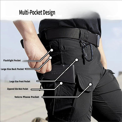Men's Multifunctional Tactical Elastic Pants