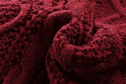 Men’s Premium Thick Cable-Knit Winter Cardigan — Ultra Warm & Heavyweight