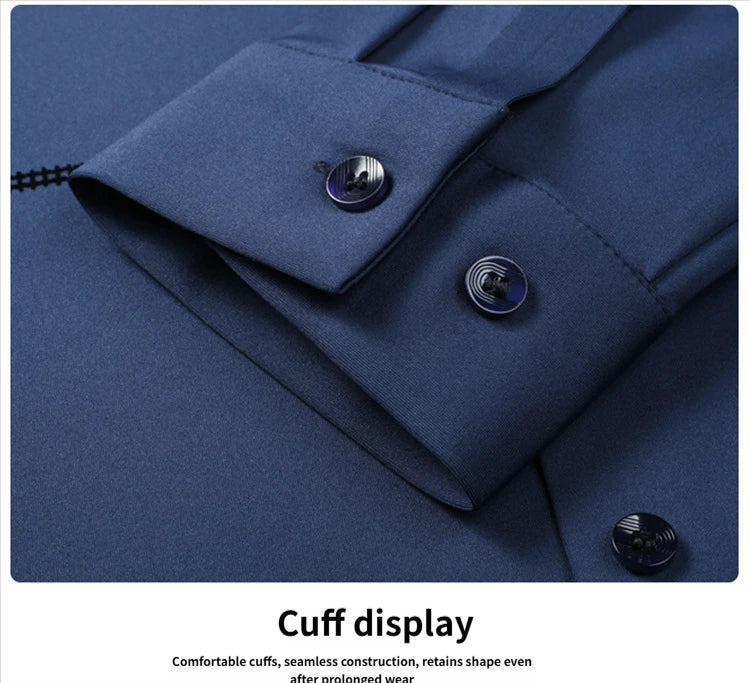 Seamless flocked long-sleeved thick shirt