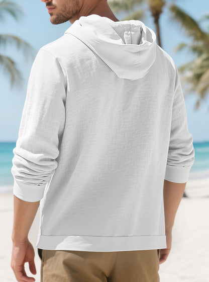 Fashionable cotton and linen jacket