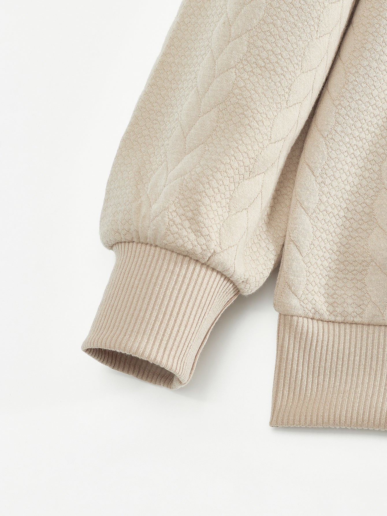 Retro Casual Cozy Cable-Knit Half-Zip Sweater