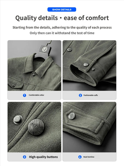 Savrin Suede Stylish Jacket