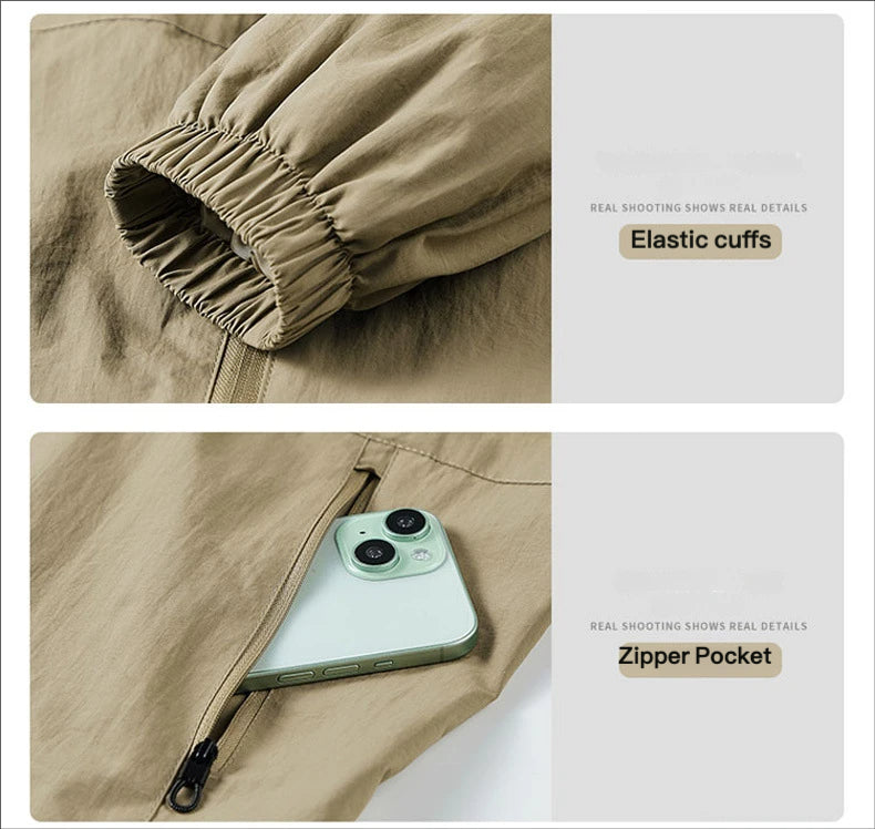 Men's All-Weather Hybrid Casual-Sport Jacket | Breathable & Quick-Drying