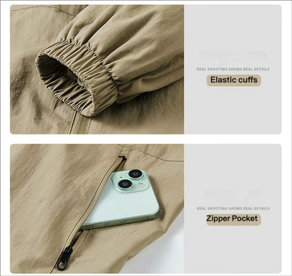 Men's All-Weather Hybrid Casual-Sport Jacket | Breathable & Quick-Drying