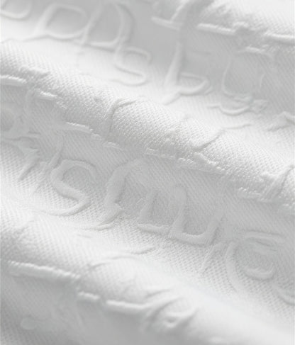 Embossed-Texture Casual Set