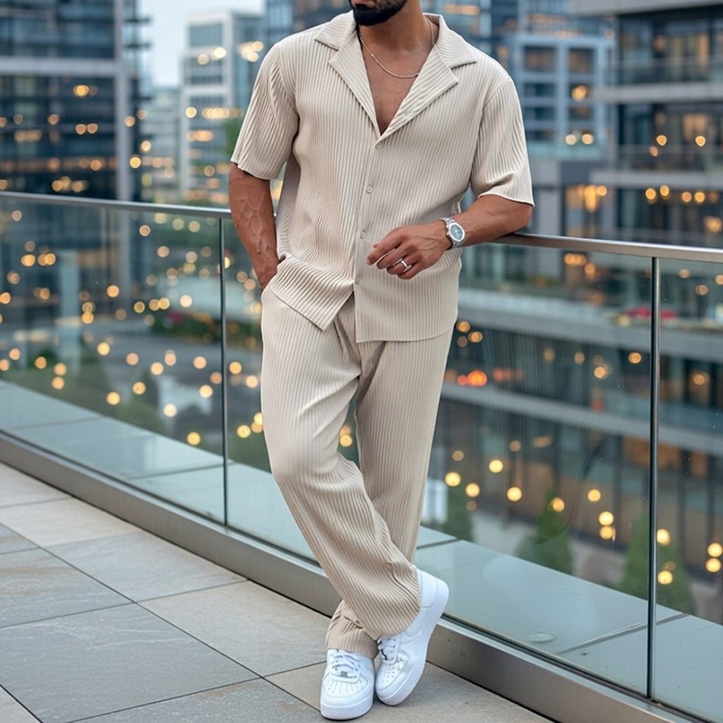 Men’s Premium Ribbed Summer Set