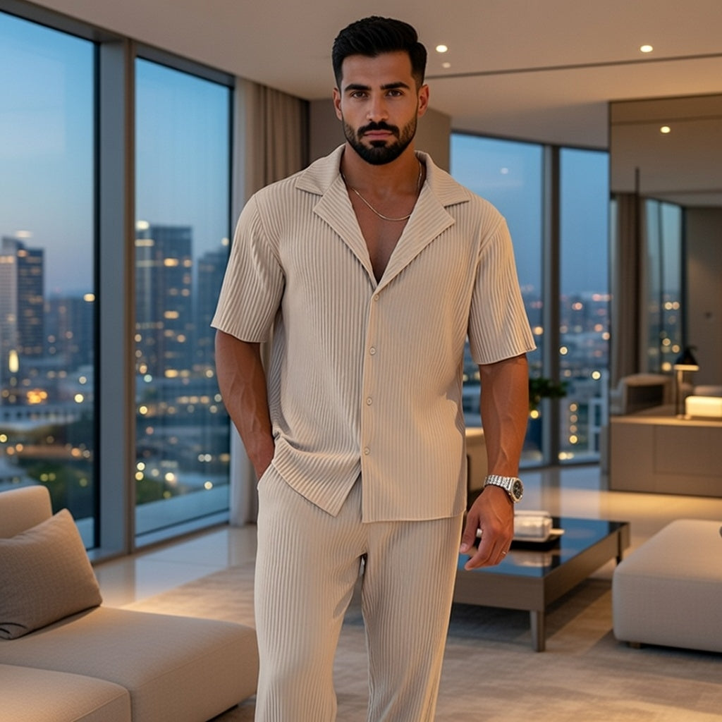 Men’s Premium Ribbed Summer Set