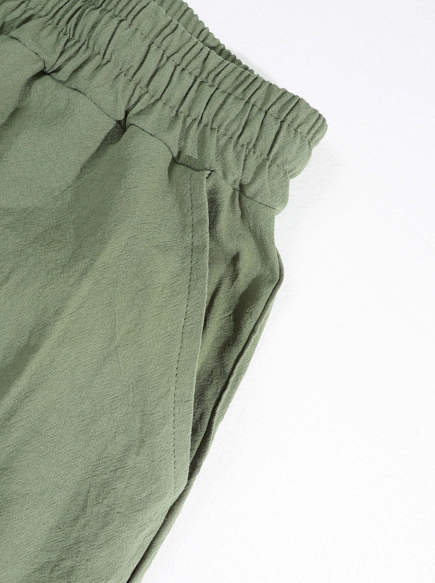 Men’s Premium Resort Linen Hooded Set