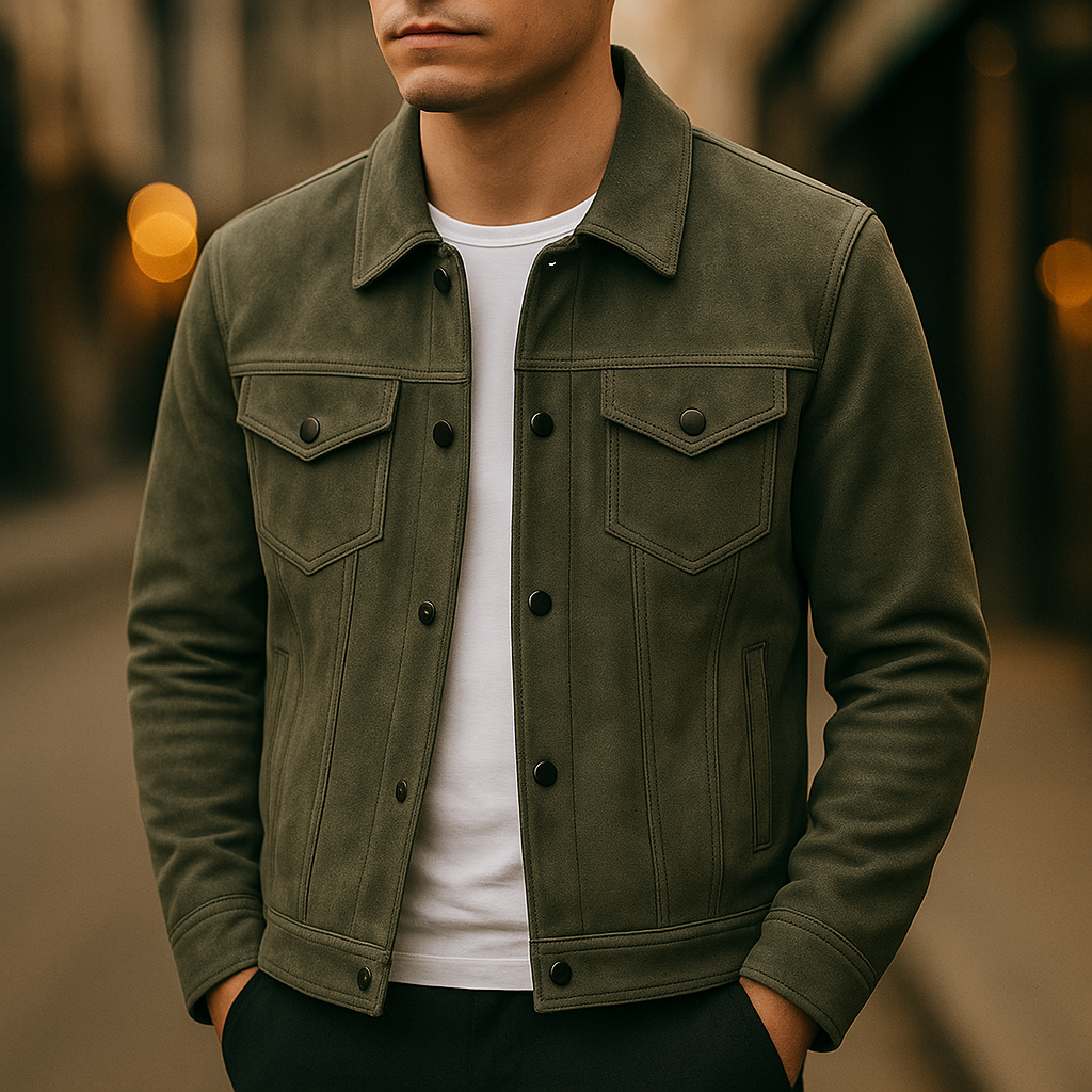 Savrin Suede Stylish Jacket