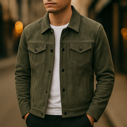 Savrin Suede Stylish Jacket