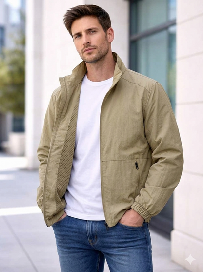 Men's All-Weather Hybrid Casual-Sport Jacket | Breathable & Quick-Drying