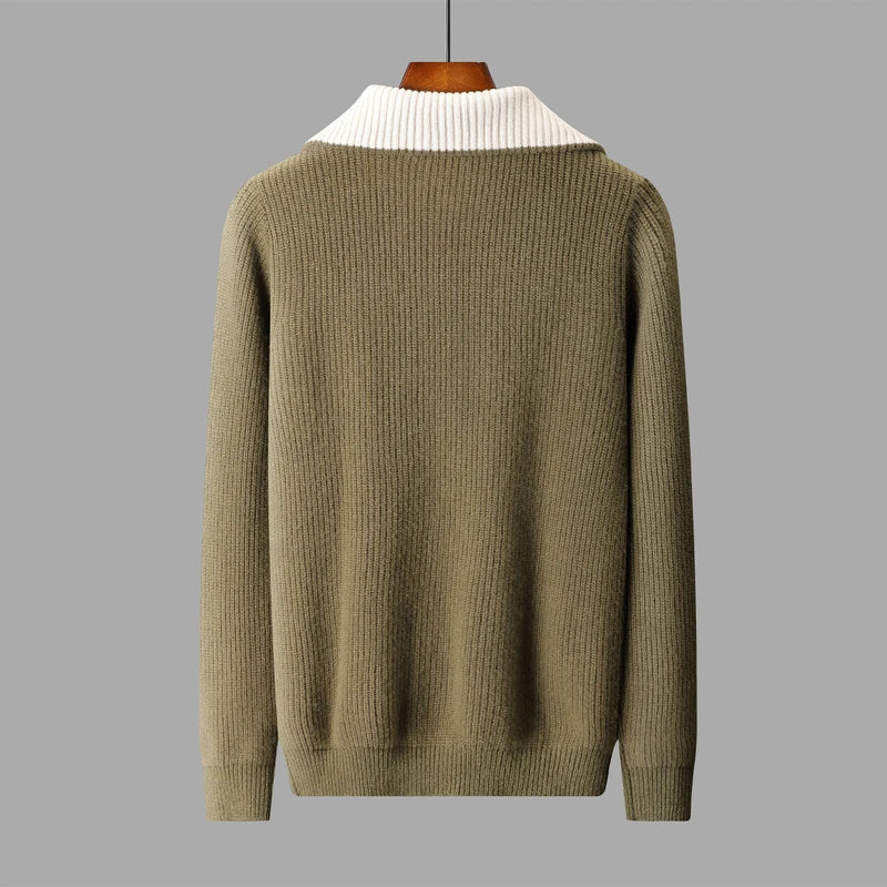 Cozy Wool Zip Sweater