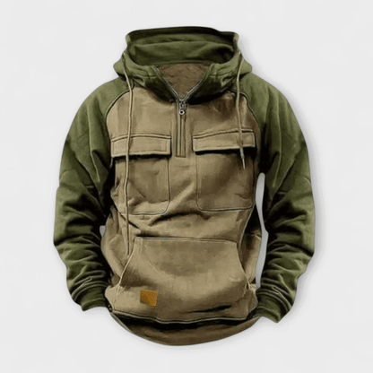Cozy Hooded Pocket Pullover