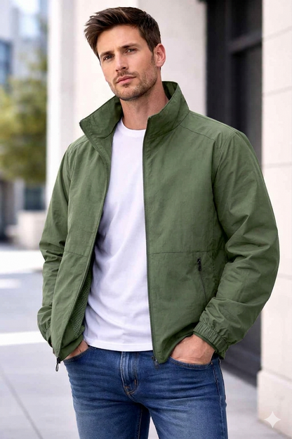 Men's All-Weather Hybrid Casual-Sport Jacket | Breathable & Quick-Drying