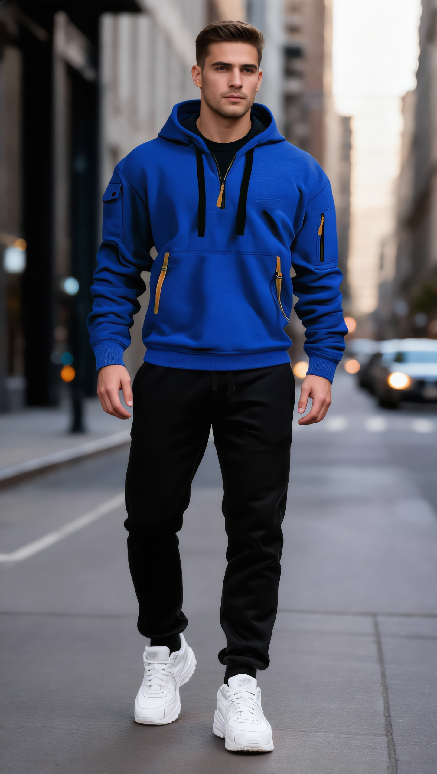 New product Men’s Casual Hoodie & Jogger Set